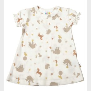 Joha Kjole - Hvid m. Print