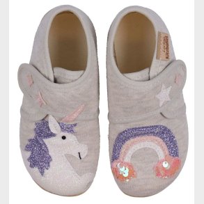 Living Kitzbhel Hjemmesko - Unicorn & Rainbow - Natur