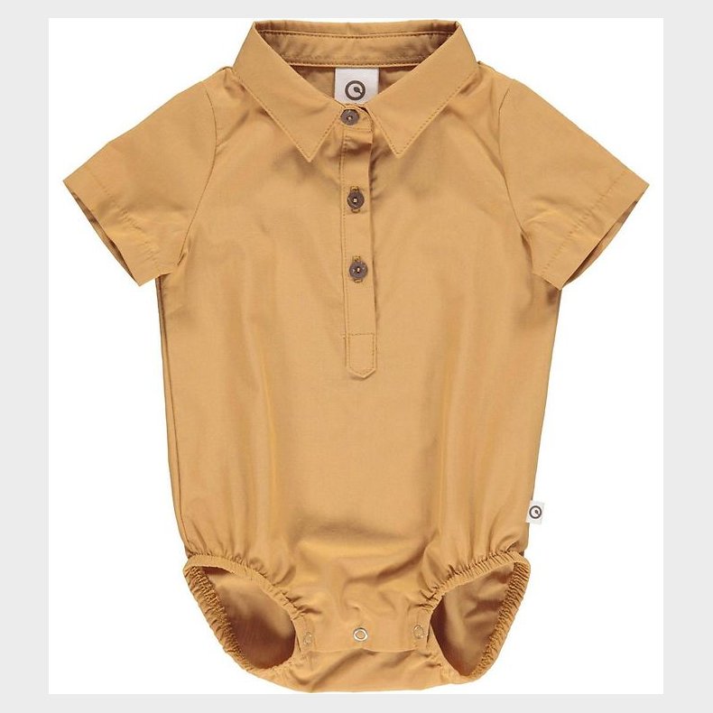 Msli Skjortebody k/ - Poplin - Cinnamon