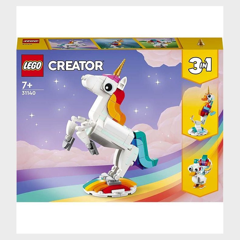 LEGO® Creator - Magisk Enhj�rning 31140 - 3-i-1 - 145 Dele