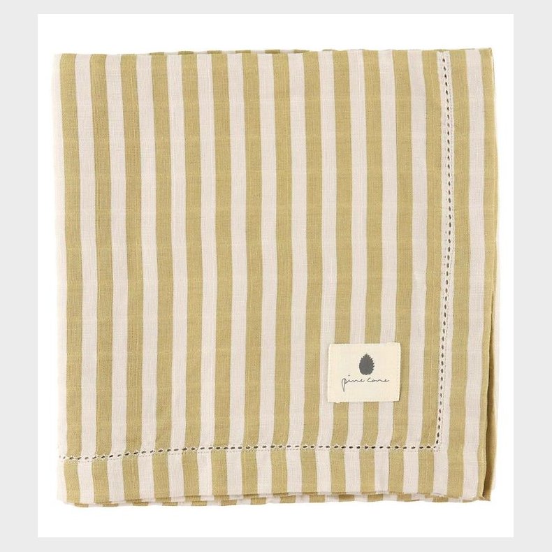 Pine Cone Babysvb - 120x120 cm - Bjrk - Mustard Stripe