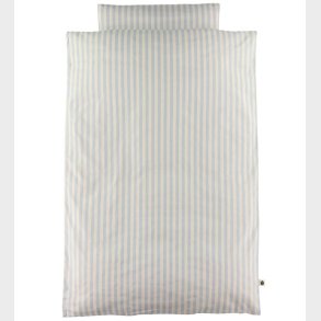 Pine Cone Sengetj - Baby - Blue Blossom Stripe