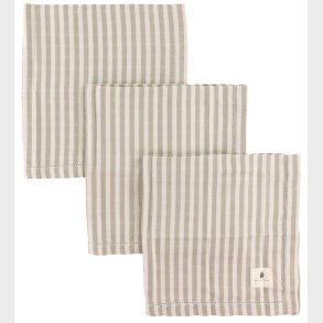 Pine Cone Stofble - 3-pak - 70x70 cm - Edith - Mushroom Stripe