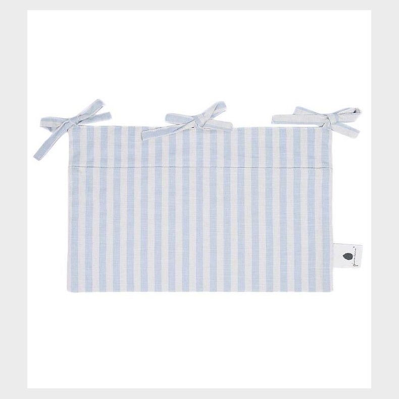 Pine Cone Sengelomme - 24x39 cm - Vida - Blue Blossom Stripe