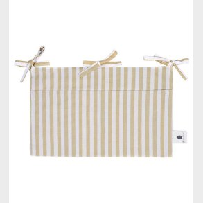 Pine Cone Sengelomme - 24x39 cm - Vida - Mustard Stripe