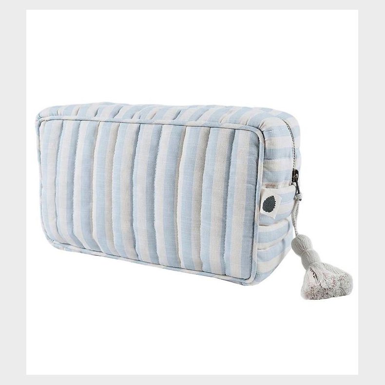 Pine Cone Toilettaske - 24 cm - Lulu - Blue Blossom Stripe