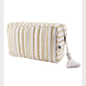 Pine Cone Toilettaske - 24 cm - Lulu - Mustard Stripe