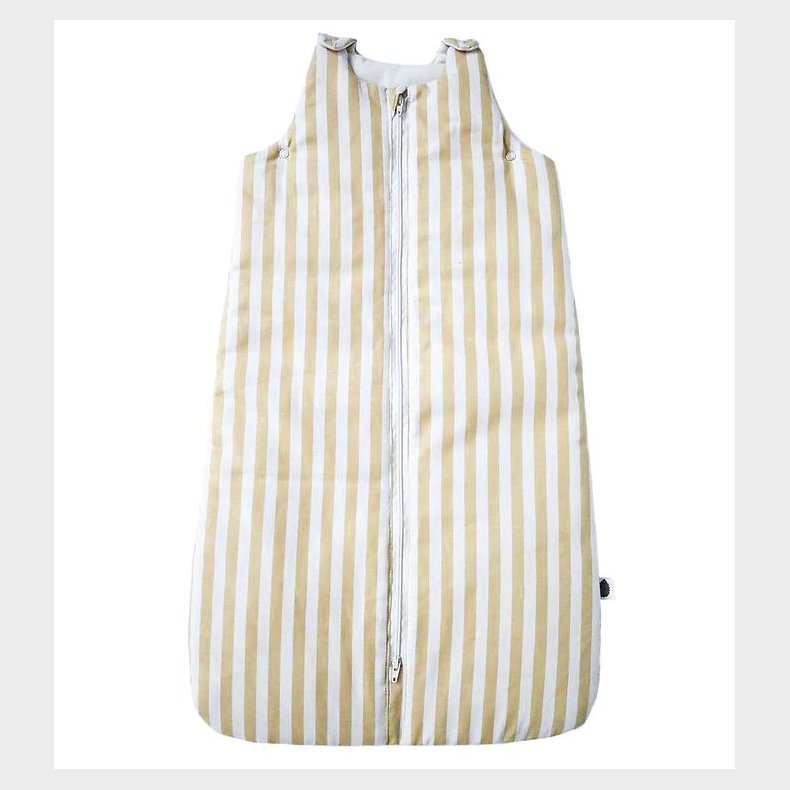 Pine Cone Sovepose - 0-6 mdr. - Mustard Stripe