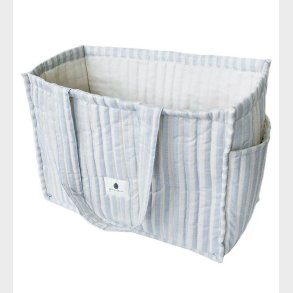 Pine Cone Shopper - Mommy - Blue Blossom Stripe