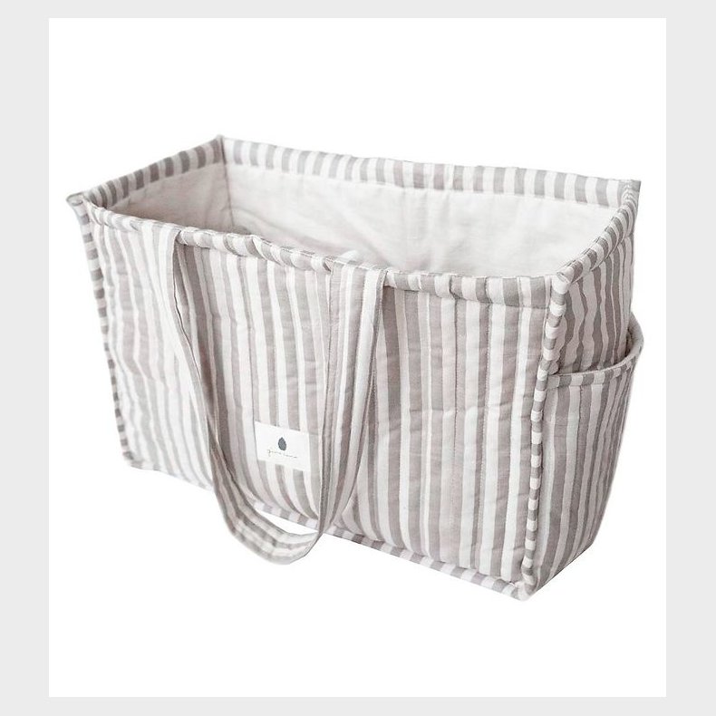 Pine Cone Shopper - Mommy - Mushroom Stripe