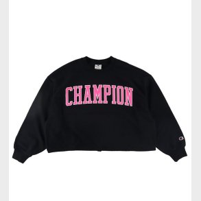 Champion Fashion Sweatshirt - Croptop - Sort