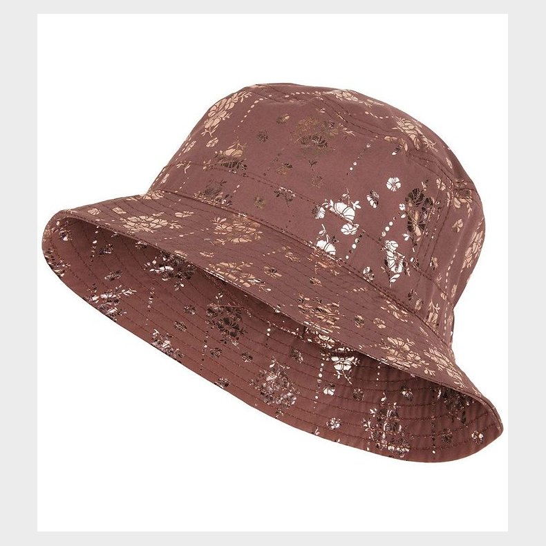 Mikk-Line B�llehat - Russet m. Blomster