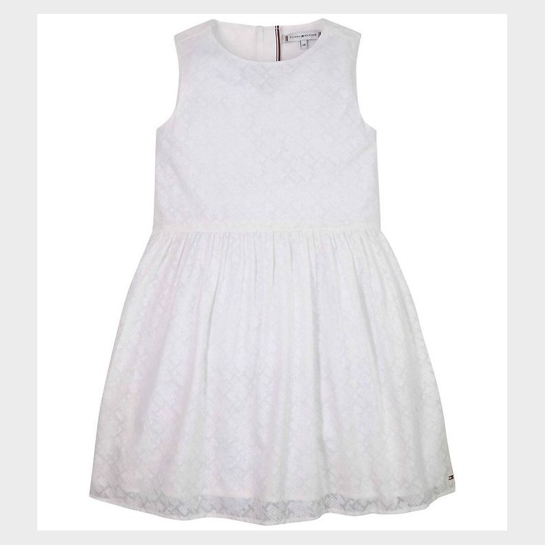 Tommy Hilfiger Kjole - Monogram - Hvid