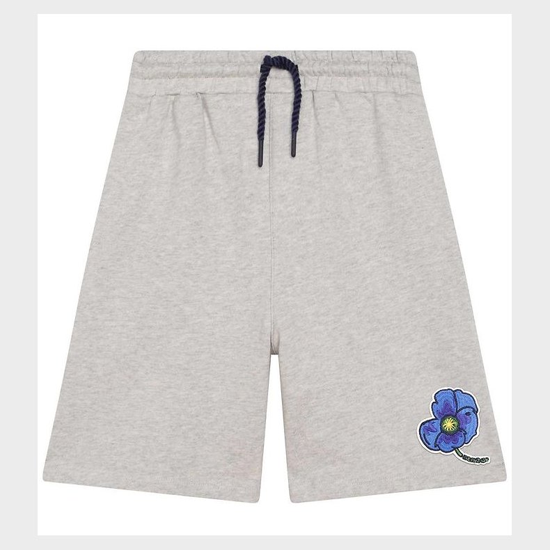 Kenzo Sweatshorts - Exclusive Edition - Grmereret m. Bl Bloms