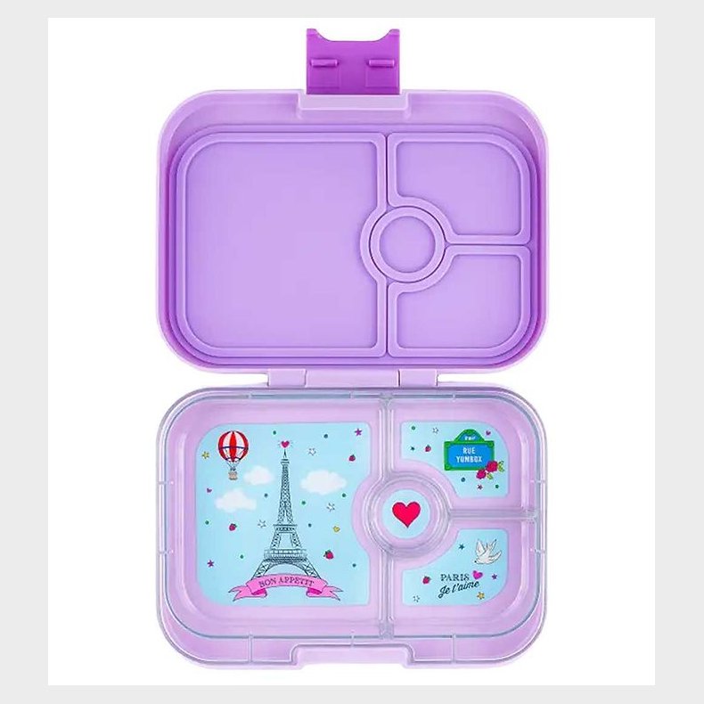 Yumbox Madkasse m. 4 Rum - Bento Panino - Lulu Purple