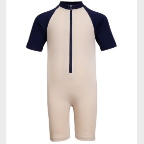 Petit Crabe Badeheldragt - Multi Color - UV50+ - Latte/Blue