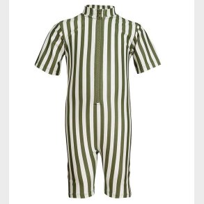 Petit Crabe Badeheldragt - Natsu - UV50+ - Army Stripes