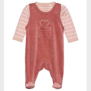 Fixoni Sparkedragt m. Body l/ - Velour - Withered Rose