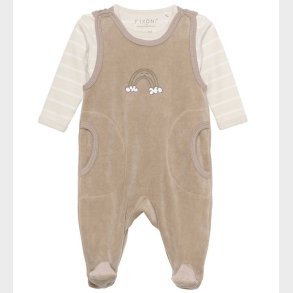 Fixoni Sparkedragt m. Body l/� - Velour - Dune