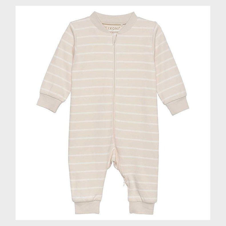 Fixoni Natdragt - Oatmeal Stribet