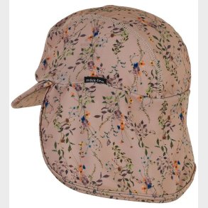 Mikk-Line Badehat - Nougat m. Blomster