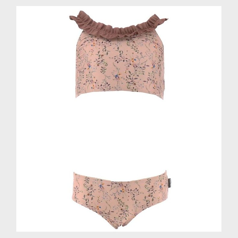 Mikk-Line Bikini - Nougat m. Blomster