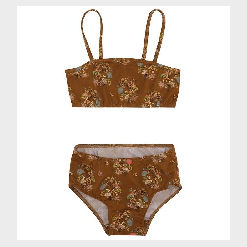Christina Rohde Bikini - Brun m. Blomster