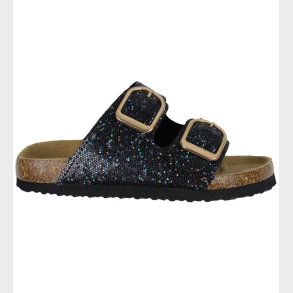 Name It Sandaler - Noos - NkfFlora - Sort m. Glitter
