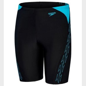 Speedo Badebukser - Hyper Boom Splice Jammer - Sort/Bl