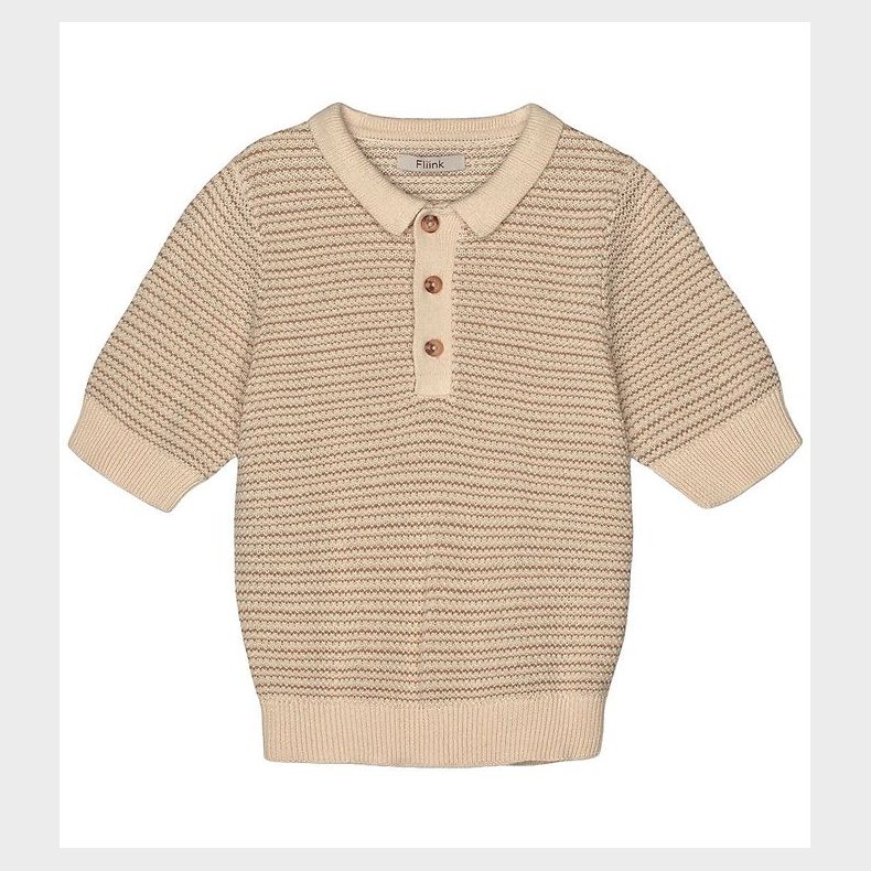 Fliink Polo - Strik - Untily - Sandshell