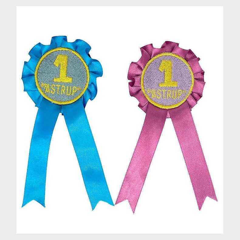 by ASTRUP Rosetter til Kphest - 2-Pak - Bl/Rosa