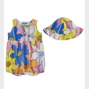 Moschino Sommerdragt/Sommerhat - Pink Flowers