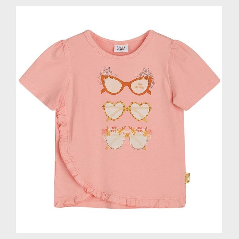 Hust and Claire T-shirt - Artina - Shrimp m. Solbriller