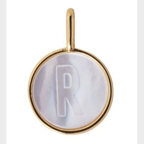 Design Letters Vedhng Til Halskde - R - Pearl Gold