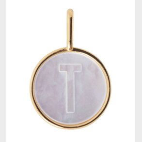 Design Letters Vedhng Til Halskde - T - Pearl Gold