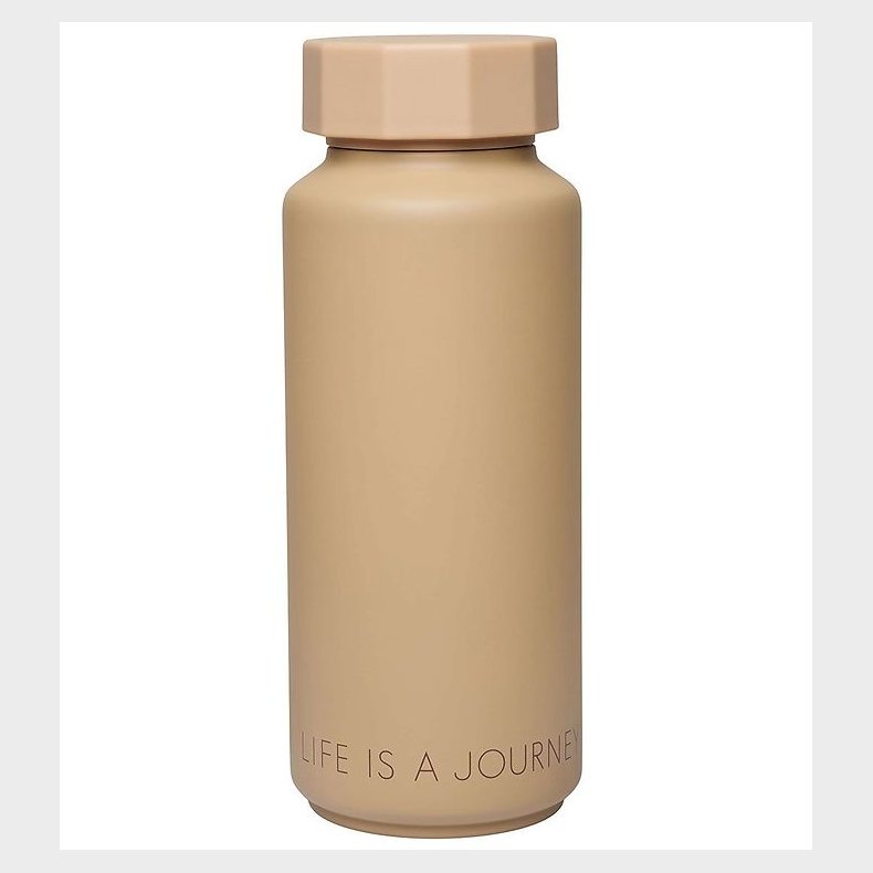 Design Letters Termoflaske - 500 ml - Beige
