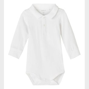 Name It Polobody l/ - NbmHolger - Bright White