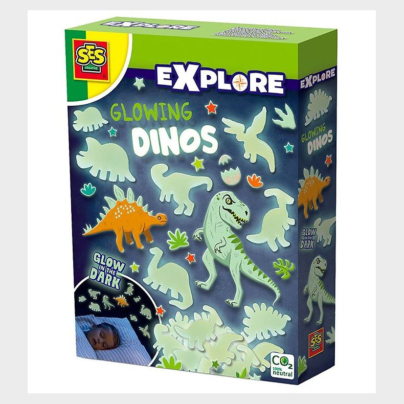 SES Creative - Explore - Selvlysende Dinosaurer