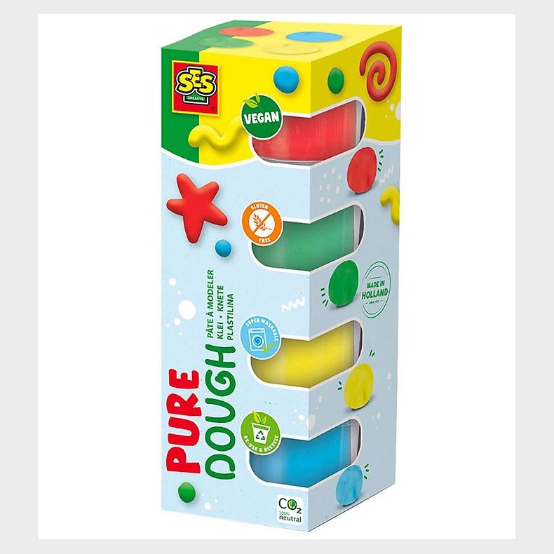 SES Creative Modellervoks - 4x90 g - Pure