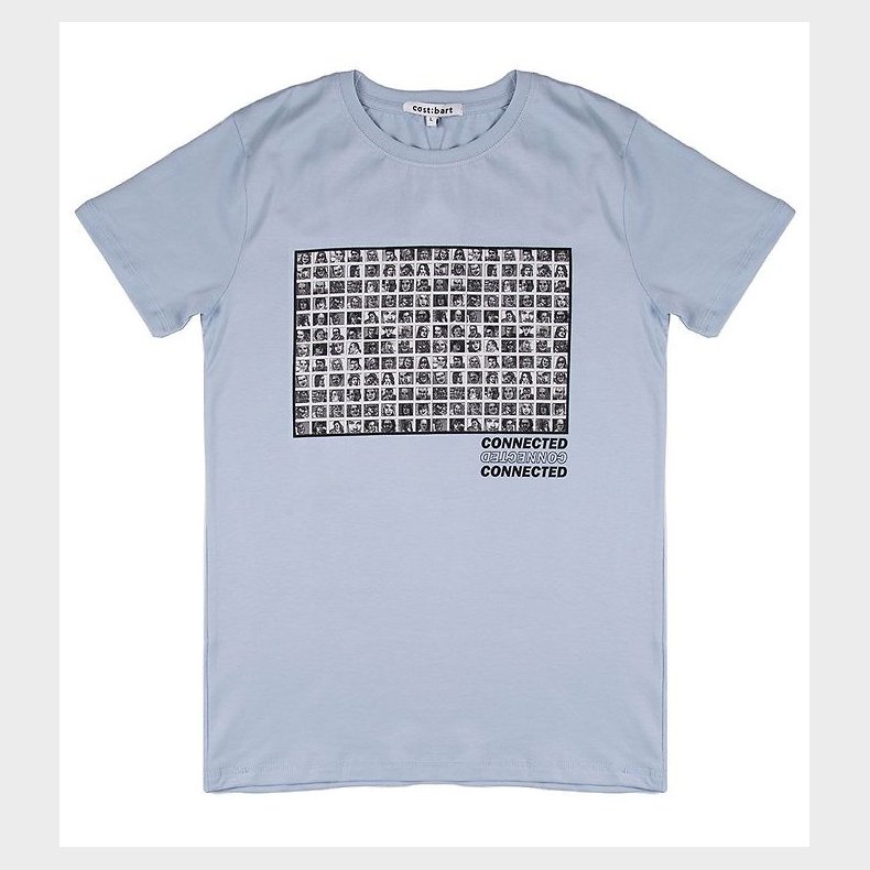 Cost:Bart T-shirt - CBRemington - Celestial Blue m. Fotoprint