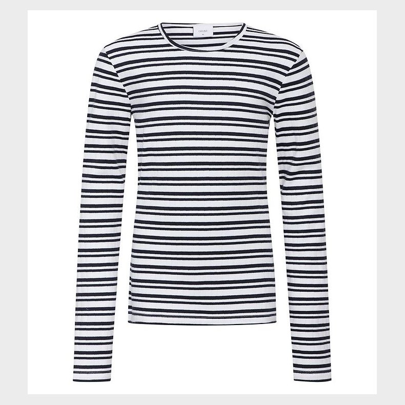 Grunt Bluse - Dopim - Navy Stripe