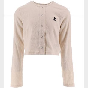 Calvin Klein Cardigan - Light Crinkle - Whitecap Gray