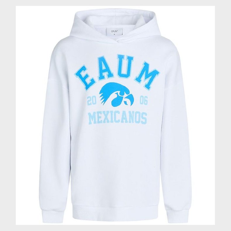 Grunt Httetrje - Kaja - Hvid m. Bl Print