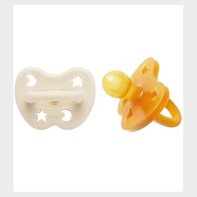 Hevea Sutter - 3-36 mdr - 2-Pak - Naturgummi - Milky White & Nat