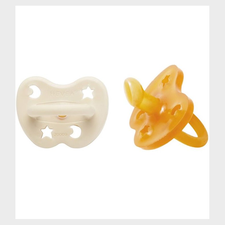 Hevea Sutter - 3-36 mdr - 2-Pak - Naturgummi - Milky White & Nat