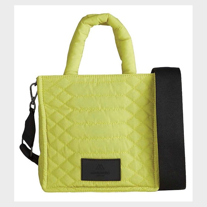 Markberg Taske - VikaMBG Mini Bag Snake Quilt - Electric Yellow