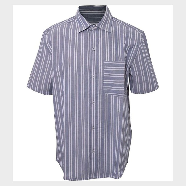 Hound Skjorte - Deep Blue/White Striped