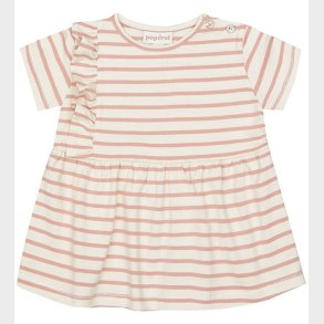 Popirol Kjole - Poanneli Baby Dress - Striped Vanilla