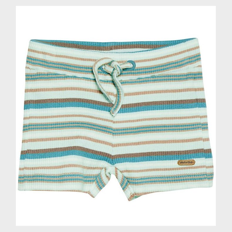 Minymo Shorts - Rib - Pastel Blue