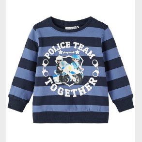 Name It Sweatshirt - NmmDes Playmobil - Dark Sapphire